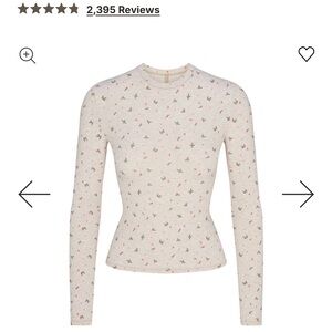 Skims Cotton Jersey Long Sleeve